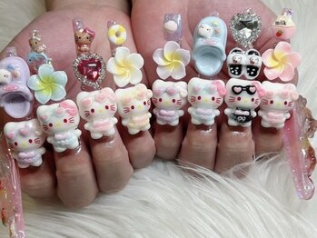 スカルプゴテゴテネイル♪