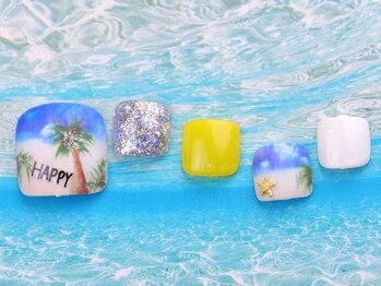 ネイルサロン クランベリー(Cranberry)/184.大人女性のフットネイル