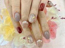 デコルネイル(Decor nail)/[中村]ツイードネイル☆