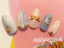 ネイル―ジュ 札幌大通店(nairouge*)/マーメイドネイル♪