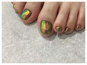 スリープ ジユウガオカ(Sleep jiyugaoka)/オーロラネイル 11000円