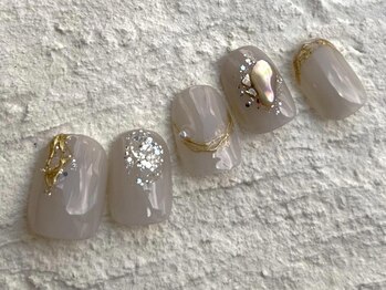 アイネイルズ 池袋店(I-nails)/ベージュゴールドシェル