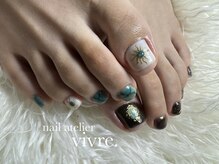 ヴィーヴル(vivre.)/ワンカラー/アシメ/ジュエリー