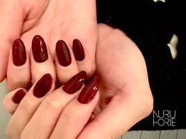 秋色ボルドーネイル♪