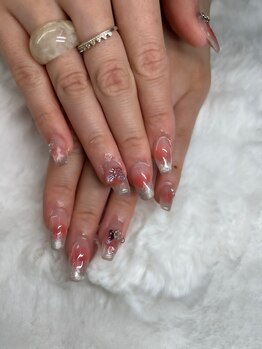 ユニティネイル(Unity nail)/じゅんわりチークネイル◎