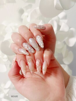 ミアリ(MIARI)/大人の桜ネイル