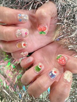 チャーレム ネイル(charlem nail)/ フルーツゼリーネイル♪