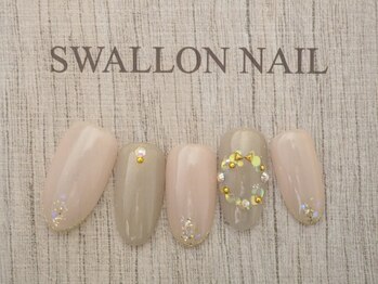 スワロンネイル(SWALLON NAIL)/１１・１２月定額ネイル