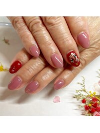 クリスマスネイル