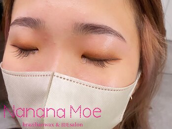 ナナナモエ(NananaMoe)の写真/トレンド眉毛で垢抜け♪ナチュラル眉がお好きな方に◎ハリウッドブロウリフト＆アイブロウスタイリング♪