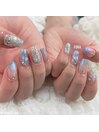 90分デザイン/マーメイドネイル