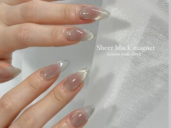 マグネット×チークネイル akane