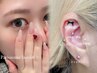 パリジェンヌ×耳つぼジュエリー(１０粒)耳マッサージ＆持ち帰り２粒付き7500