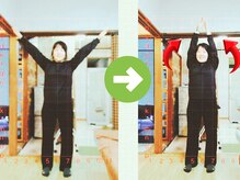 サプライズ整体院/30代ママさんの肩こり初回結果