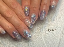 シアン(Cyan)の雰囲気(可愛い定額デザイン選び放題+オフ¥8,000◎お持ち込みも◎)