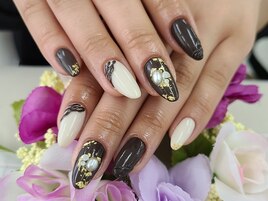 【山川】バレンタインネイル