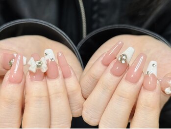 ウサギネイル 新大久保店(usagi nail)/リボンネイル