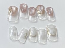 クレモアネイル 池袋西口店(CLEMORE NAIL)/マグネット×もやもやネイル