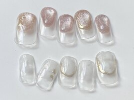マグネット×もやもやネイル