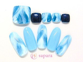 津田沼ネイルサロン サパラ(sapara)/ハンドフットセット定額¥11,499