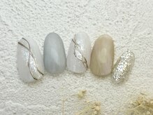 ビオトーププラス 銀座7丁目店(bio tope+)/ホワイトネイル　銀座フィルイン