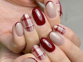 チェックネイル　銀座フィルイン