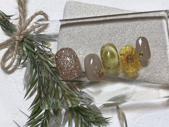 ブレス 仙台駅前本店(BLESS)/オシャレ夏花ネイル♪