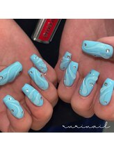 ネイルアバンス 泉大津店(Nail AVANCE.)/ブルーネイル