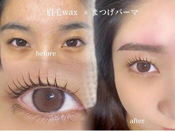 フィーヌ(Phine)の写真/《ナチュラルなのに印象的なお目元に.*》自まつ毛のような自然な仕上がりが魅力◎[八王子/まつげパーマ]