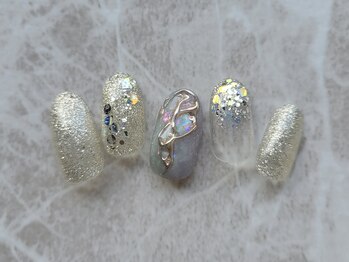 フラワーズネイルアンドアイラッシュ(FLOWER’S nail&Eyelash)/シェルネイル