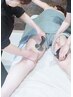 ハイパー美脚+脂肪燃焼インディバ⇒Wシェイプ40分¥13600⇒27%off¥9999