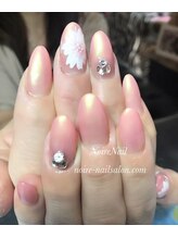 ノワール ネイルアンドスクール(Noire)/★シンプルスカルプネイル★