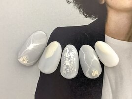 大理石ニュアンスネイル