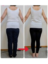 はな整体院きぶかわ院/40代、3ヶ月でうしろ姿が激変！