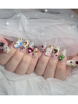 メゾンド シャルム カラット(maison de charme carat)/宝石ネイル