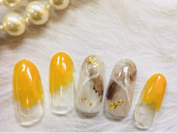 ビューティーアンドライフ オリビア(Beauty&Life Olivia)/大理石リアンスネイル