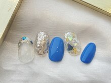 アース コアフュールボーテ 笛吹店(EARTH coiffure beaute)/ハローブルー　7500円