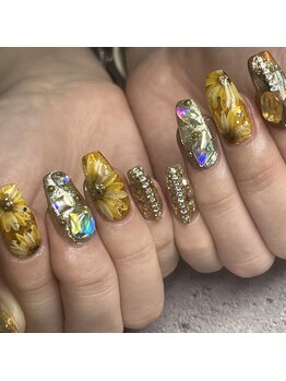 エムネイル(Ｍ)/ひまわり×ギャルネイル