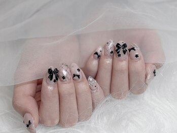 【Risa】チェックネイル