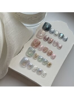 ケーネイルアトリエK 泉中央店(nail atelier)の写真/【持ち込みなし/K nail atelierでしか施術が出来ないオリジナルデザインを完全定額制で◎】オフケア込み☆