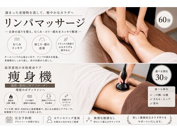 フェルナ(Felna)の写真/頑固なコリ・むくみ・脂肪に徹底アプローチ！ラジオ波×キャビ×マッサージで全身スッキリ美ボディへ♪