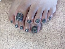 ピピランチェ(PIPIRANCHE)/グリッターフットネイル