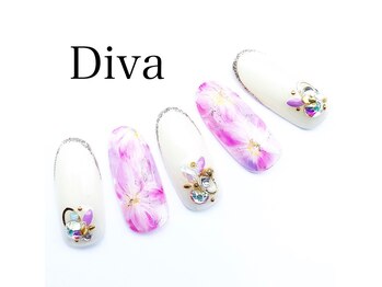 ネイルサロンディーバ 塚口店(Diva)/フラワーネイル