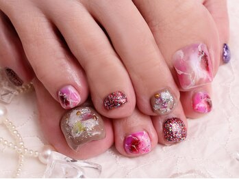 サムズネイル(SAM'S NAIL)/ストーン風フット☆