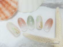 プラスネイル 銀座中央通り店(PLUS NAIL)/【703】定額7,689円初夏ネイル