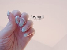 アルスネイル(Ars nail)/キラキラハートネイル