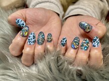 ハウオリ ネイル(Hauoli nail)/ヒョウ柄ネイル
