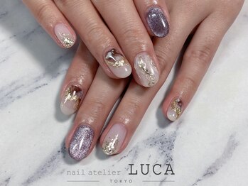 ネイルアトリエルカ(nail atelier LUCA)/M-938 大人上品ニュアンスネイル