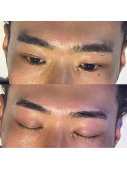 トップルック 横浜店(TOP LOOK)/メンズ眉毛ビフォーアフター