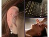 【耳つぼジュエリー/頭筋リフレッシュ40分】重みから解放！可愛くお悩みケア